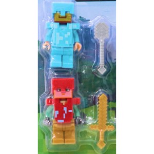 اکشن فیگور لگو مدل ماینکرافت مجموعه 6 عددی MINECRAFT _اکشن فیگور