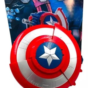 تفنگ اسباب بازی تیر ژله ای شارژی سپر کاپیتان آمریکا _تفنگ اسباب بازی