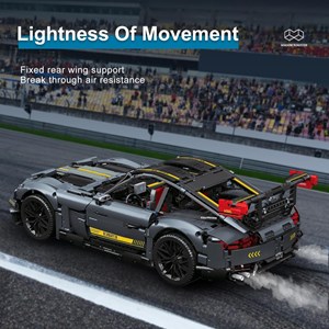 لگو تکنیک ماشین مسابقه ای 2872 قطعه با مقیاس 1:8 مدل Mould King 13123 Technik Sports Car Model_لگو