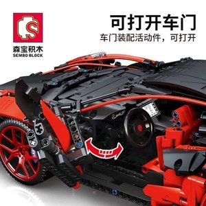 لگو تکنیک ماشین کنترلی شارژی 1827 قطعه با مقیاس 1:10 مدل 701026 SEMBO Technical_لگو