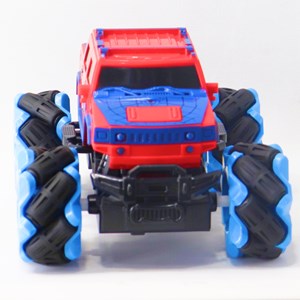 ماشین کنترلی آفرود با چرخ های کپسولی طرح مرد عنکبوتی اسپایدرمن مقیاس 1:18_ماشین کنترلی