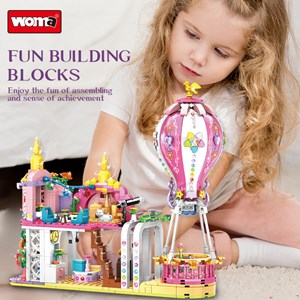 لگو فرندز خانه ویلایی با بالون 543 قطعه مدل WOMA TOY C0257_لگو