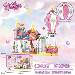 لگو فرندز خانه ویلایی با بالون 543 قطعه مدل WOMA TOY C0257_لگو