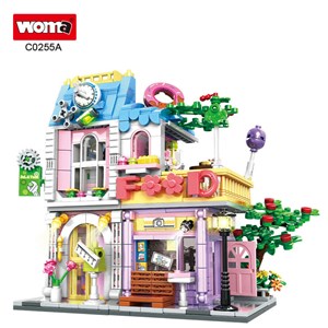 لگو فرندز ساختمان دو طبقه 880 قطعه مدل WOMA TOY C0255_لگو