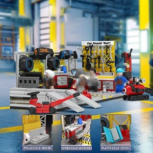 لگو تعمیرگاه ماشین مسابقه مدل 714032