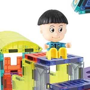 اسباب بازی ساختنی تایل مگنتی 100 قطعه مدل Magic Magna Tiles_لگو