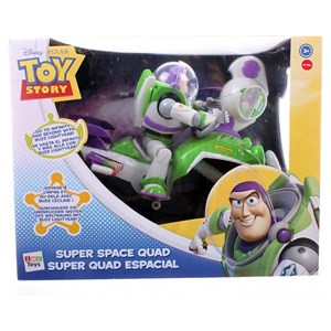 ماشین کنترلی با عروسک باز لایتر مدل Disney Toy Story Buzz Super Space Quad RC _ماشین کنترلی