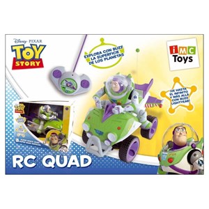 ماشین کنترلی با عروسک باز لایتر مدل Disney Toy Story Buzz Super Space Quad RC _ماشین کنترلی