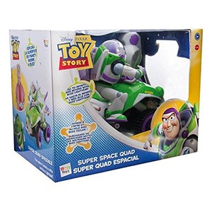 ماشین کنترلی با عروسک باز لایتر مدل Disney Toy Story Buzz Super Space Quad RC _ماشین کنترلی