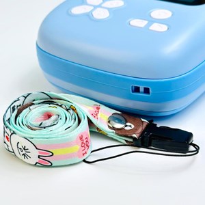 دوربین عکاسی و فیلمبرداری دیجیتال کودک با چاپ فوری حرارتی طرح خرگوش آبی_اسباب بازی دیجیتال و هوشمند