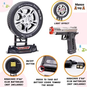 تفنگ اسباب بازی لیزری سیبل دار مدل sharp shooter _تفنگ اسباب بازی