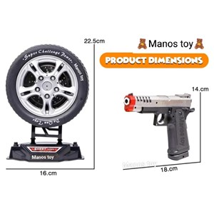 تفنگ اسباب بازی لیزری سیبل دار مدل sharp shooter _تفنگ اسباب بازی