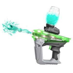 تفنگ اسباب بازی شارژی رگباری تیر ژله ای و شبرنگ مدل SKD CS001S_تفنگ اسباب بازی