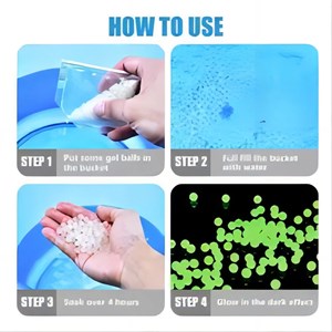 تفنگ اسباب بازی شارژی رگباری تیر ژله ای و شبرنگ مدل SKD CS001S_تفنگ اسباب بازی