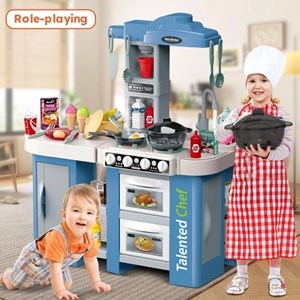 ست اسباب بازی آشپزخانه سایز بزرگ موزیکال و چراغدار 72 قطعه مدل 126_922 Talented Chef_اسباب بازی لوازم خانگی