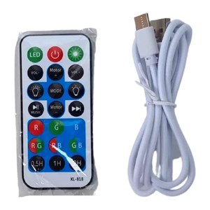 چراغ خواب طرح فضانورد کهکشانی کنترلی و اسپیکر دار بلوتوثی Astronaut Projector Light_اتاق کودک