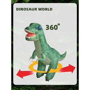 ربات اسباب بازی کنترلی دایناسور بادی به ارتفاع 130 سانتیمتر Inflatable Electric Remote Control Dinosaur _ربات اسباب بازی