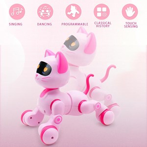 ربات اسباب بازی کنترلی گربه مدل HAPPY KITTEN _ربات اسباب بازی
