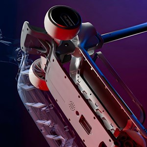 اسکوتر دو حالته صندلی دار تاشو کودک با چرخ های چراغدار و موزیکال_اسکوتر