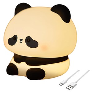 چراغ خواب سیلیکونی شارژی طرح پاندا خجالتی _اتاق کودک