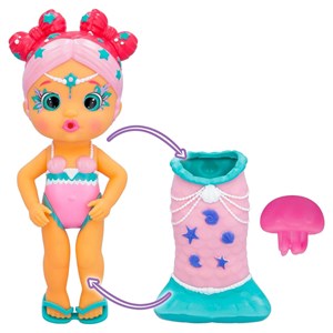 عروسک دخترانه لیلا پری دریایی دم جادویی 23 سانتی مدل Layla _عروسک