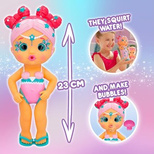 عروسک دخترانه لیلا پری دریایی دم جادویی 23 سانتی مدل Layla _عروسک