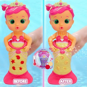 عروسک دخترانه لونا پری دریایی دم جادویی 23 سانتی مدل Luna _عروسک