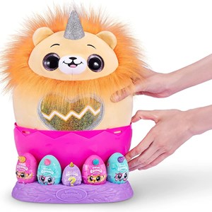 عروسک سورپرایزی رینبوکورنز RainBocoRns سری Eggzania با شاخ آبی _عروسک سوپرایزی