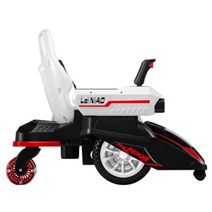 ماشین شارژی کارتینگ کنترلی 360 درجه با قابلیت پرتاب تیر ژله ای رنگ قرمز _ماشین شارژی