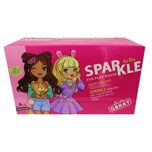 اسباب بازی ماشین بستنی فروشی به همراه باربی و وسایل _ماشین اسباب بازی