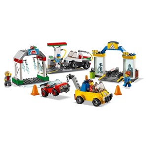 لگو سیتی ایستگاه خدمات خودرو 258 قطعه مدل CITIES 11391 _لگو
