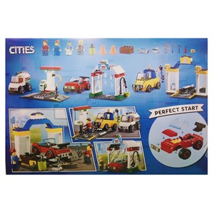لگو سیتی ایستگاه خدمات خودرو 258 قطعه مدل CITIES 11391 _لگو