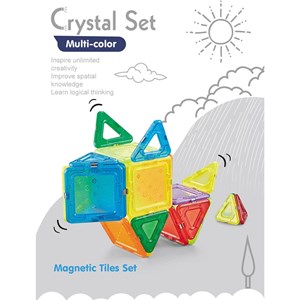 اسباب بازی ساختنی تایل مگنتی 111 قطعه مدل Magic Magnetic Blocks _لگو
