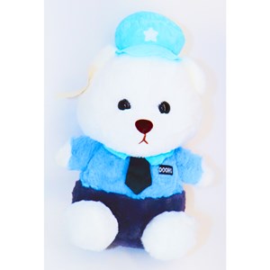 عروسک پولیشی خرس با لباس پلیس _عروسک