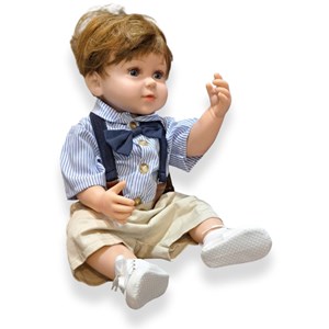 عروسک سیلیکونی پسر بچه همراه با وسایل _عروسک