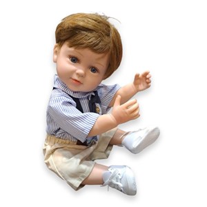 عروسک سیلیکونی پسر بچه همراه با وسایل _عروسک