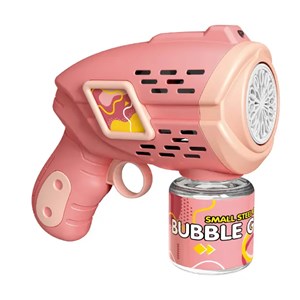 تفنگ اسباب بازی حباب ساز چراغ دار رنگ صورتی مدل Geometric Bubble Gun_تفنگ اسباب بازی