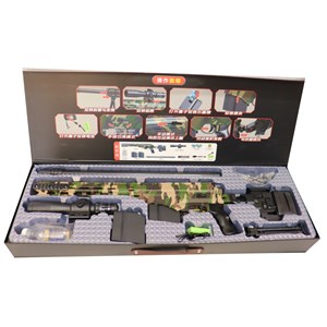 تفنگ اسباب بازی شارژی تیر ژله ای پایه دار دو حالته_تفنگ اسباب بازی