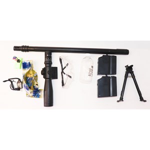 تفنگ اسباب بازی شارژی تیر ژله ای پایه دار دو حالته_تفنگ اسباب بازی