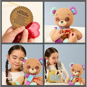 عروسک رباتیک تِردی خرس چشم دکمه ای مدل Moose - Thready Bear_عروسک رباتیک