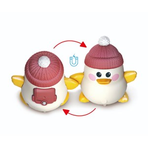 اردک و جوجه موزیکال هولی تویز سنسور دار مدل Hola Toys Musical Waddling Duck Family HE9987_اسباب بازی نوزادی