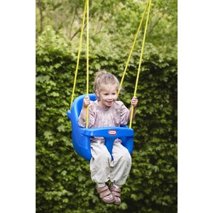 تاب بازی کودک رنگ آبی مدل MGA - Little Tikes - High Back Toddler Swing_اسباب بازی ورزشی