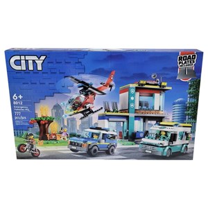 لگو سیتی پایگاه آتش نشانی 777 قطعه مدل CITIES 8012_لگو