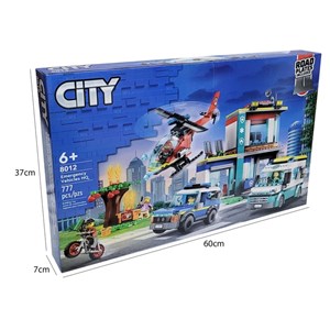 لگو سیتی پایگاه آتش نشانی 777 قطعه مدل CITIES 8012_لگو