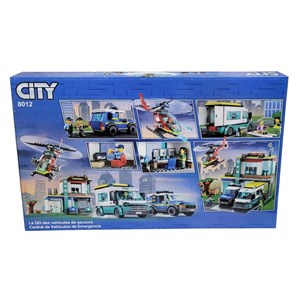 لگو سیتی پایگاه آتش نشانی 777 قطعه مدل CITIES 8012_لگو