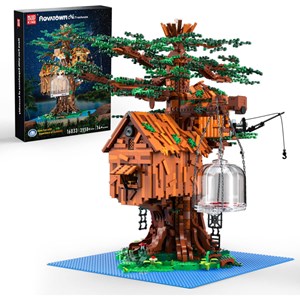 لگو کریتور خانه درختی چراغ دار 3958 قطعه مدل Mould King 16033 Tree House_لگو