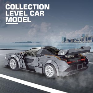 لگو تکنیک ماشین مسابقه مک لارن سننا 352 قطعه مدل Mould King Senna Car Model Building Set 27008_لگو