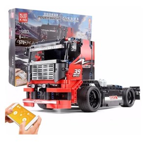 لگو تکنیک کامیون مسابقه‌ای کنترلی 570 قطعه مدل MOULD KING 15002 Race Truck_لگو