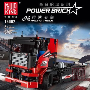 لگو تکنیک کامیون مسابقه‌ای کنترلی 570 قطعه مدل MOULD KING 15002 Race Truck_لگو