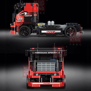 لگو تکنیک کامیون مسابقه‌ای کنترلی 570 قطعه مدل MOULD KING 15002 Race Truck_لگو